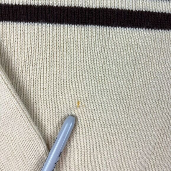 Vtg Ocean Pacific Men's Knitted Crewneck Sweater Striped Men's S Surfing - Picture 5 of 12